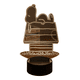 thumbnail image 1 of Lampara Ilusion 3D Snoopy I de 7 colores, Base touch, 1 of 6