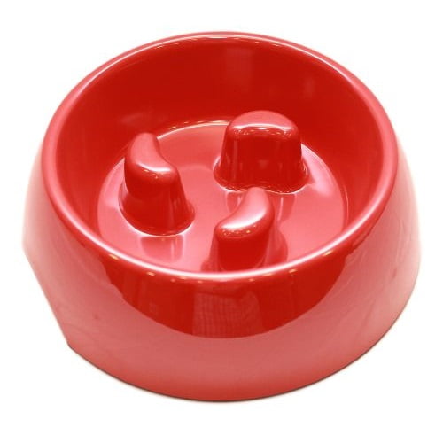 Mascan - Plato Melamina Anti-ahogo Talla Xl Rojo Perro