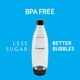 thumbnail image 4 of Botellas de carbonatación SodaStream Slim, 1 litro, paquete de 2, negras, 4 of 8