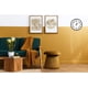 thumbnail image 4 of Reloj de pared The Ultimate de cuarzo negro redondo de 10 pulgadas, 4 of 9