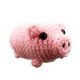 thumbnail image 4 of Token de Abrazo Artesanal de Crochet Cerdito Hug & Love, 4 of 7