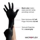 thumbnail image 2 of Guantes de nitrilo desechables Ansell MICROFLEX MidKnight MK-296, 2 of 3
