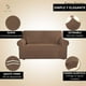 thumbnail image 3 of Funda Sillon Cubre Sofa Medida Ajustable 2 Cuerpos Anti Gatos Az, 3 of 9