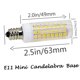 thumbnail image 2 of Bombilla LED youbiao zhou E11 de 8 W (75 W, 100 W, halógena), 110 V-130 V, 2 of 6