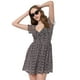 thumbnail image 1 of Vestido Mujer Corto Malla Animal Print Café Corona, 1 of 5