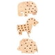 thumbnail image 5 of 3 Piezas De Cordones De Madera Para Enhebrar Juguetes Montessori Para Regalo De Cumpleaños Animal, 5 of 5