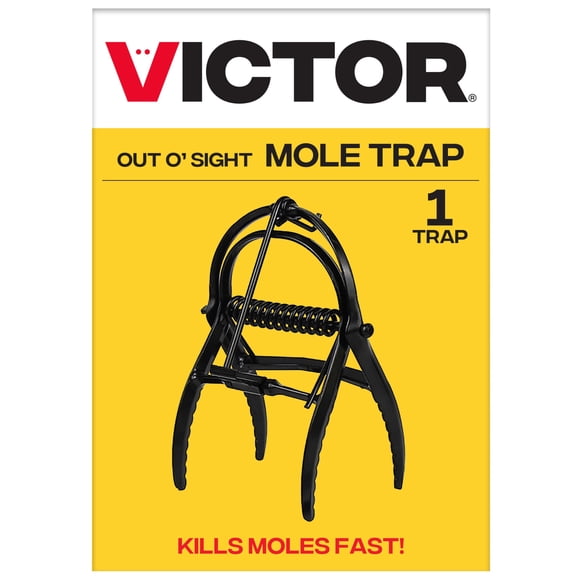 Mole Trap Victor Out O'Sight 0631A de acero duradero para exteriores