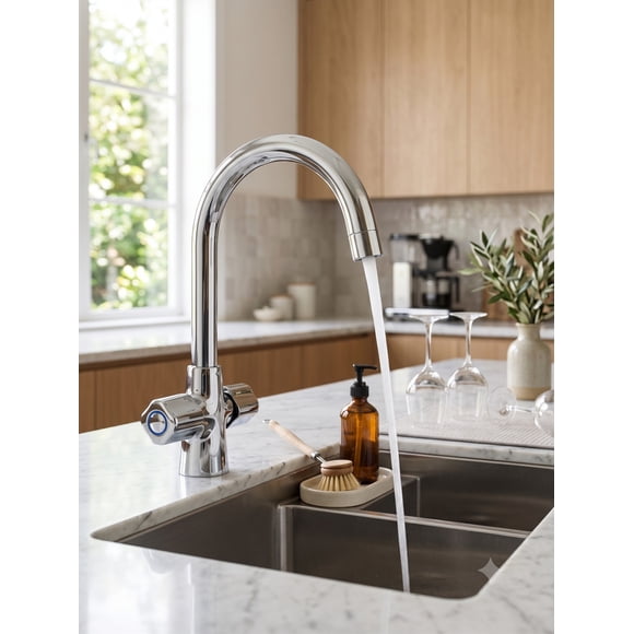 Llave Grifo Para Lavaplatos Tipo Monoblock Modelo Novella Marca FAS