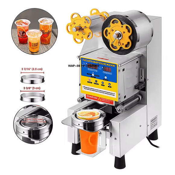 MAQUINA SELLADORA DE VASOS FULL AUTOMATICA