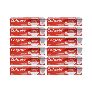 Pack 12 Pasta Dental Colgate Luminous White Brilliant 140G
