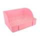 thumbnail image 4 of Caja de arena para conejos - Jaula de arena para esquinas de inodoro para mascotas Rectangular de plástico para animales pequeños Bandeja para mascota , Rosado Alfiler, 4 of 5