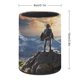 thumbnail image 2 of La Leyenda de Link Aliento-theme Cylinder Pen Holder Pencil Organizer with Flannel Lining PVC Leather Material Cardboard Base for study work 10*8CM, 2 of 6