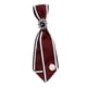 thumbnail image 5 of Corbata De Mujer Estilo Retro Sedoso Pajarita Suave Para Blusa Estudiante Boda Blanco Rojo, 5 of 5
