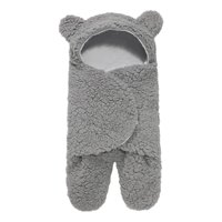 Genérico - Saco Dormir Forma Osito Capucha Polar Calido Bebe Lau