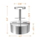 thumbnail image 5 of Máquina para hacer hamburguesas Brigii 304 de acero inoxidable 4.5 de Burger Press, 5 of 6