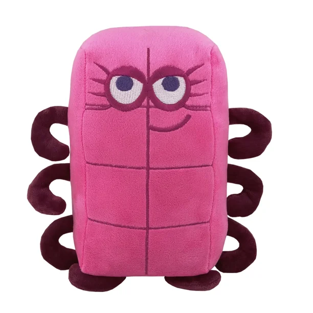 Nueva Muñeca de Peluche con Número - Coleccionable de Programa de TV de Película, Lindo Animal de Peluche de Caricatura, Juguete Suave para Fans
