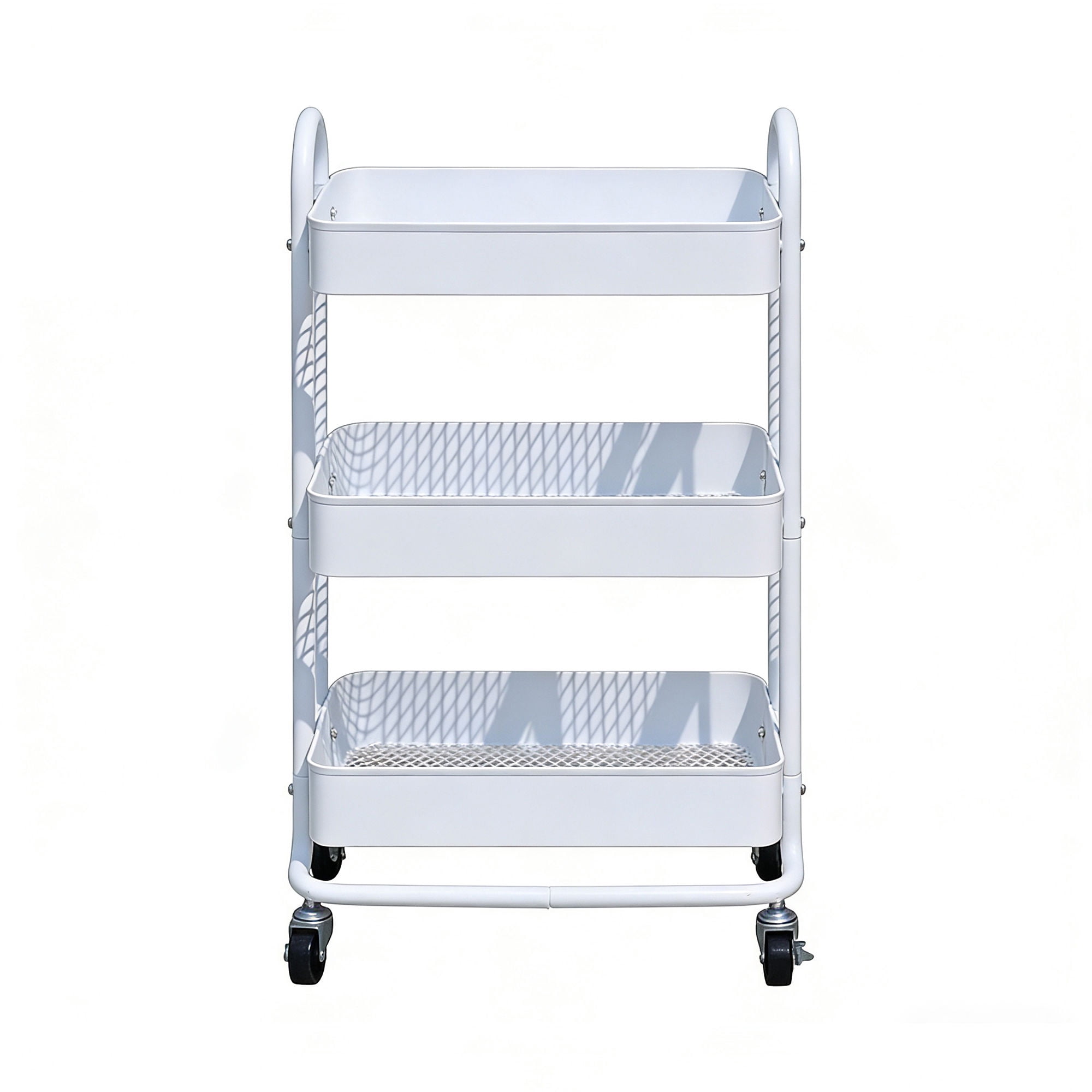 Carro Cocina Metalico 34x46x78.5 Cm Blanco