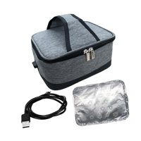 Bothyi - Fiambrera Con Calefacción, Bolsa Térmica, Fiambrera Eléctrica Usb Para Trabajo De Picnic En El Coche