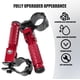 thumbnail image 4 of Estriberas traseras plegables para motocicleta JXPANG M8, rojas, plegables, 4 of 7