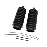 Magideal - 2X Botas De Cremallera De Dirección, Resistente Al Desgaste, Cubierta A Prueba De Polvo, Protección De Parte De Energía, Accesorios De Coche Izquierdo