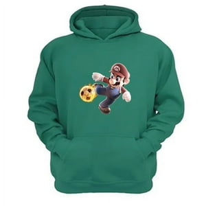 Genérico - Polerón Canguro Plomero Futbol Verde Aguamarina Talla S Unisex