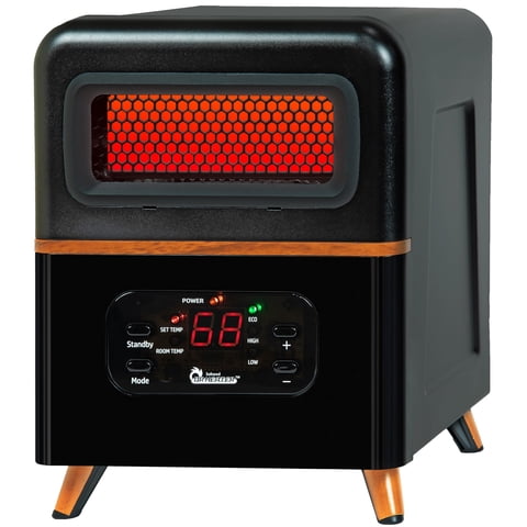 Dr. Infrared Heater - Calentador Infrarrojo Space Heater Dr. Dr-978, 1500 W, Híbrido Dual
