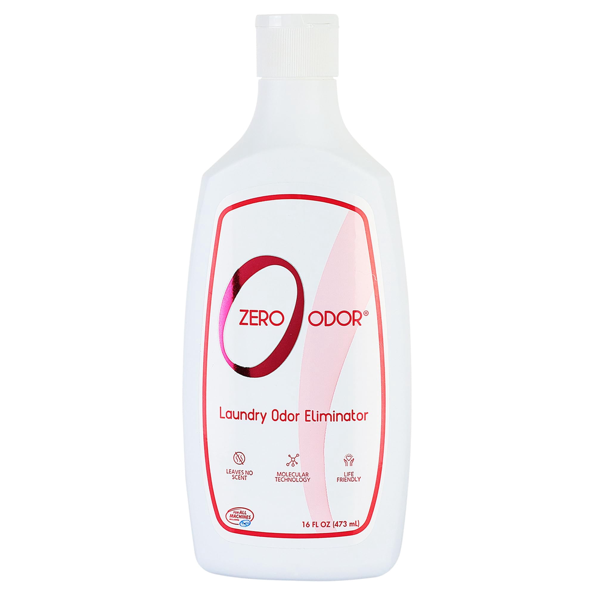 Zero Odor - Eliminador De Olores De Lavandería Sin Olor 473 Ml Para Ropa Y Más