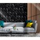 thumbnail image 4 of X12 Palmetas Adhesivas Laminas De Pared Mural 30x60cm 2mt2 Negro Mármol, 4 of 6