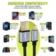 thumbnail image 5 of Cable USB C GearIt, paquete de 6 unidades, 1 m/2 m/3 m, USB tipo C a USB-A 2.0, 5 of 7