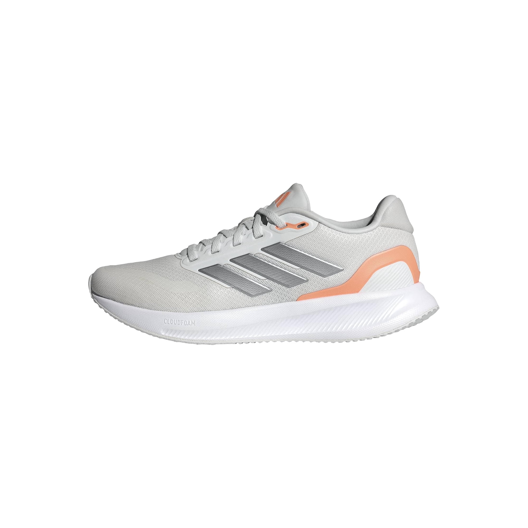 Zapatillas Para Correr Adidas Run Falcon 5 Para Mujer, Blanco/hierro 6