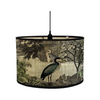 Magideal - Tambor De Impresión De Lámpara De Impresión Accesorios De Luz Intercambiables Vintage Para La Versión De Tambor De Tambor De Lámpara E26/E27 Para La M Estilo A