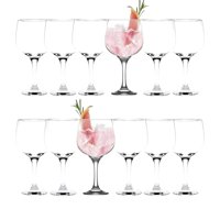 Set 12 Copas Gin Tonic Clasico Cocktail Vidrio 653Ml Cristar