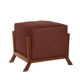thumbnail image 1 of Pouf Marsella Tela Velvet Chocolate, 1 of 3