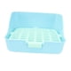 thumbnail image 4 of Caja De Arena Para Conejos, Inodoro, Ropa De Cama Para Interiores, Jaula, Orinal, Azul, 11 X 11 X 8 Pulgadas, 4 of 5
