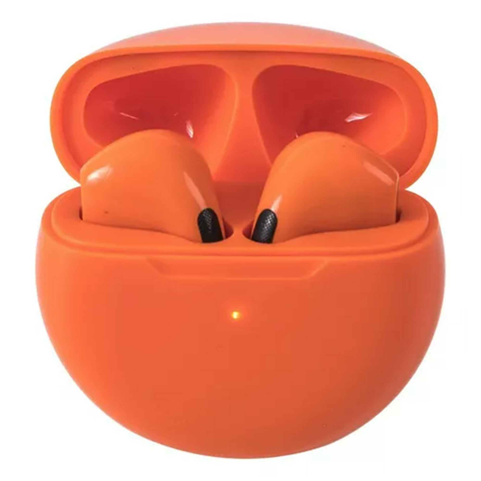 Veat00l - Audífonos Inalámbricos Bluetooth Pro6 5.0 20 H De Batería De Larga Duración Compactos Y Portátiles Cancelación Inteligente Del Ruido Diseño Magnético Indicador Luminoso De Dos Colores