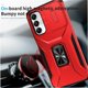 thumbnail image 2 of Funda Armada para Samsung Galaxy A05S con Tapa Deslizante y Soporte Magnético Giratorio Rojo, 2 of 5