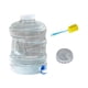 thumbnail image 1 of Contenedor de agua potable Almacenamiento de agua de emergencia Fácil limpieza con asa Duradero Portátil para senderismo Barbacoa Uso doméstico Pesca 15L con Grifo, 1 of 5