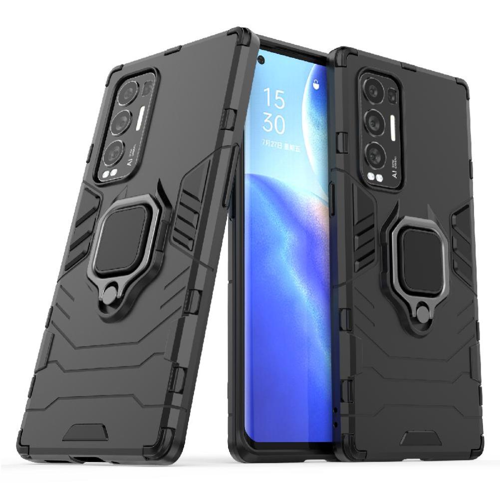 Foxdock Funda Antigolpes Para Oppo Reno 5 Pro Plus – Protección Total Con Soporte Y Diseño Robusto