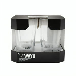 Wayu - Set 4 Vasos Vidrio