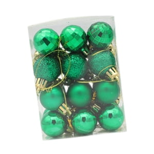 Magideal - 24 Adornos De Bolas Navideñas Para Colgar En El Y Celebraciones , Verde