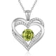 thumbnail image 1 of Collar  Love Pendant con Piedra de Nacimiento Plata, 1 of 3
