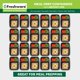 thumbnail image 3 of Envases Freshware para Preparar Comidas - Pack de 50, 800 ml, Libre de BPA, 3 of 7