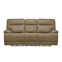 Msa Muebles Santa Ana - Sofá Reclinable Eléctrico 3 Cuerpos Consola Regal