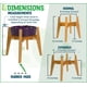 thumbnail image 5 of Soporte ZPirates de bambú para perros grandes, 35 cm de altura, 5 of 9