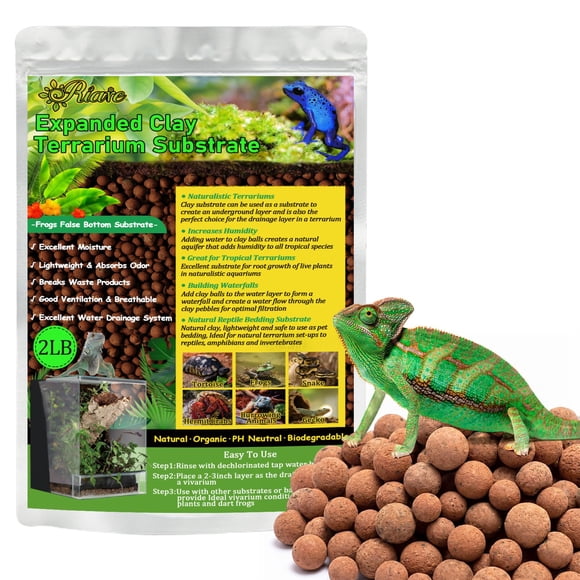Bolas de arcilla Riare 907 g – Sustrato para reptiles y terrarios