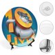 thumbnail image 4 of 10 vidas Plato decorativo de porcelana fina (bone china), plato decorativo de cerámica para hogar, oficina, soporte de pared, platos decorativos para dormitorio - 6 pulgadas (15 cm), 4 of 6