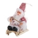 thumbnail image 2 of Colgante De árbol De Navidad, Trineo, Mu?eco De Papá Noel Para Festival De Invierno Al Aire Libre, Sombrero De Lentejuelas Rosa, 2 of 5