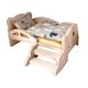 thumbnail image 3 of Minicama De Mu?eca De Madera 1:12, Juguete De Simulación Para Decoración De Casa De Mu?ecas, Regalo De Vacaciones Para Ni?as, Juego De Cama De Conejito, 3 of 5