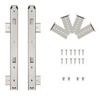Diapositivas Frmsaet Para Teclado, Resistentes, 40 Kg, 40 Cm, Plateadas