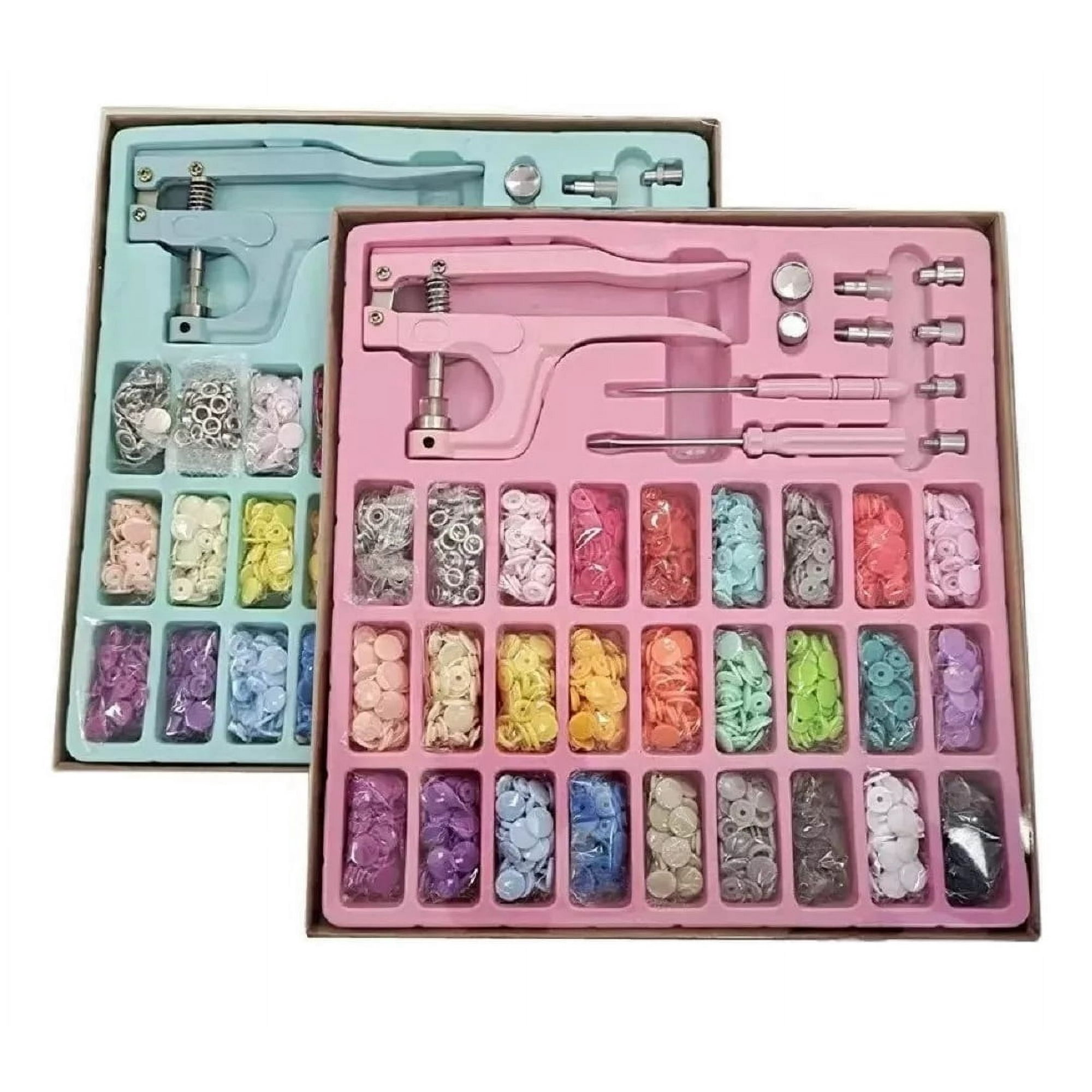 Genérico - Pinza Remachadora Para Broches Plasticos Snap Broches 270pcs